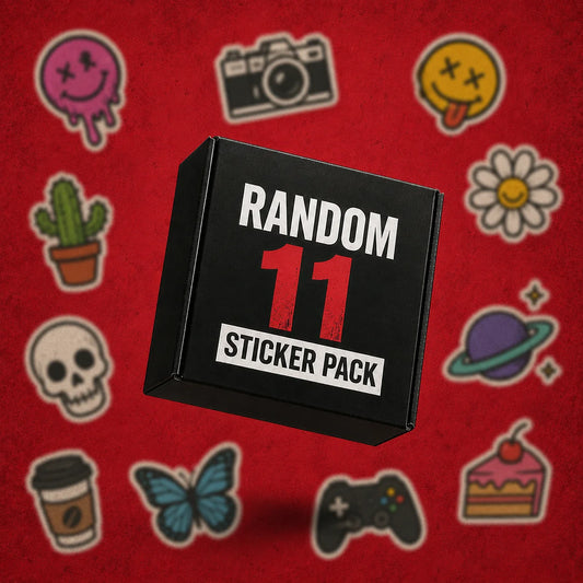 11 Random Travel Stickers Pack