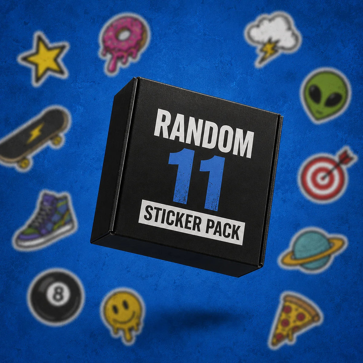 11 Random Food Sticker Pack