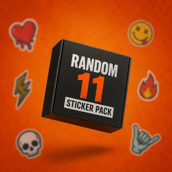 11 Random Automotive Sticker Pack