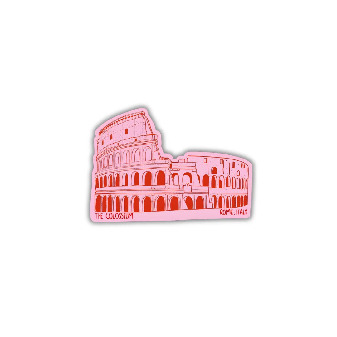 Rome themed sticker featuring premium printing, waterproof quality and scratch-resistant finish by Drache