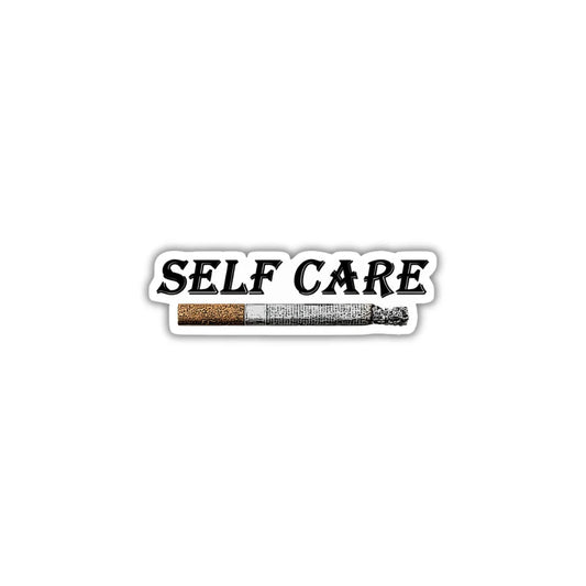 Self Care high-quality premium sticker with zero residue by Drache