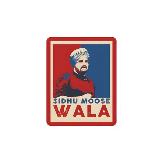 Sidhu Moosewala high-quality premium sticker with zero residue by Drache