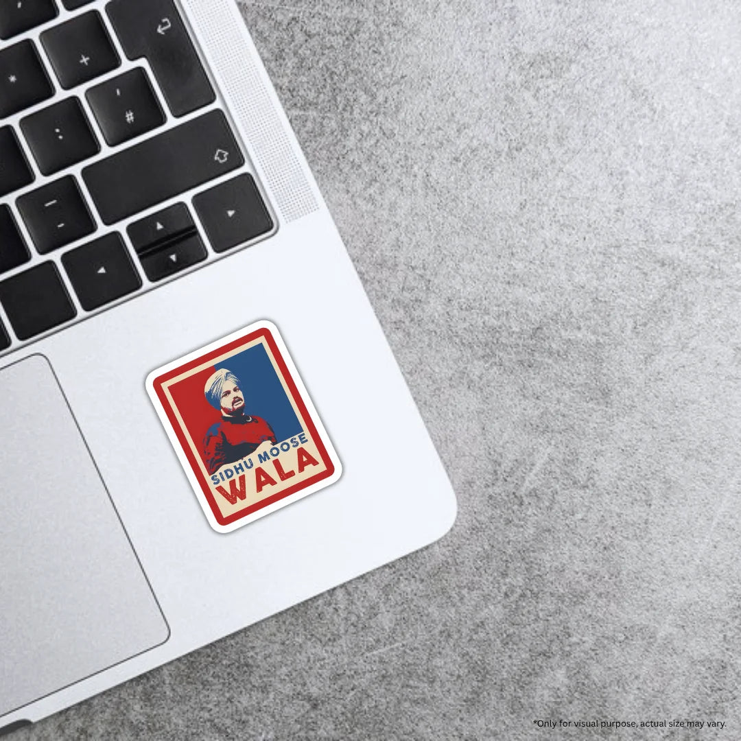 Sidhu Moosewala premium waterproof and scratch-resistant sticker by Drache