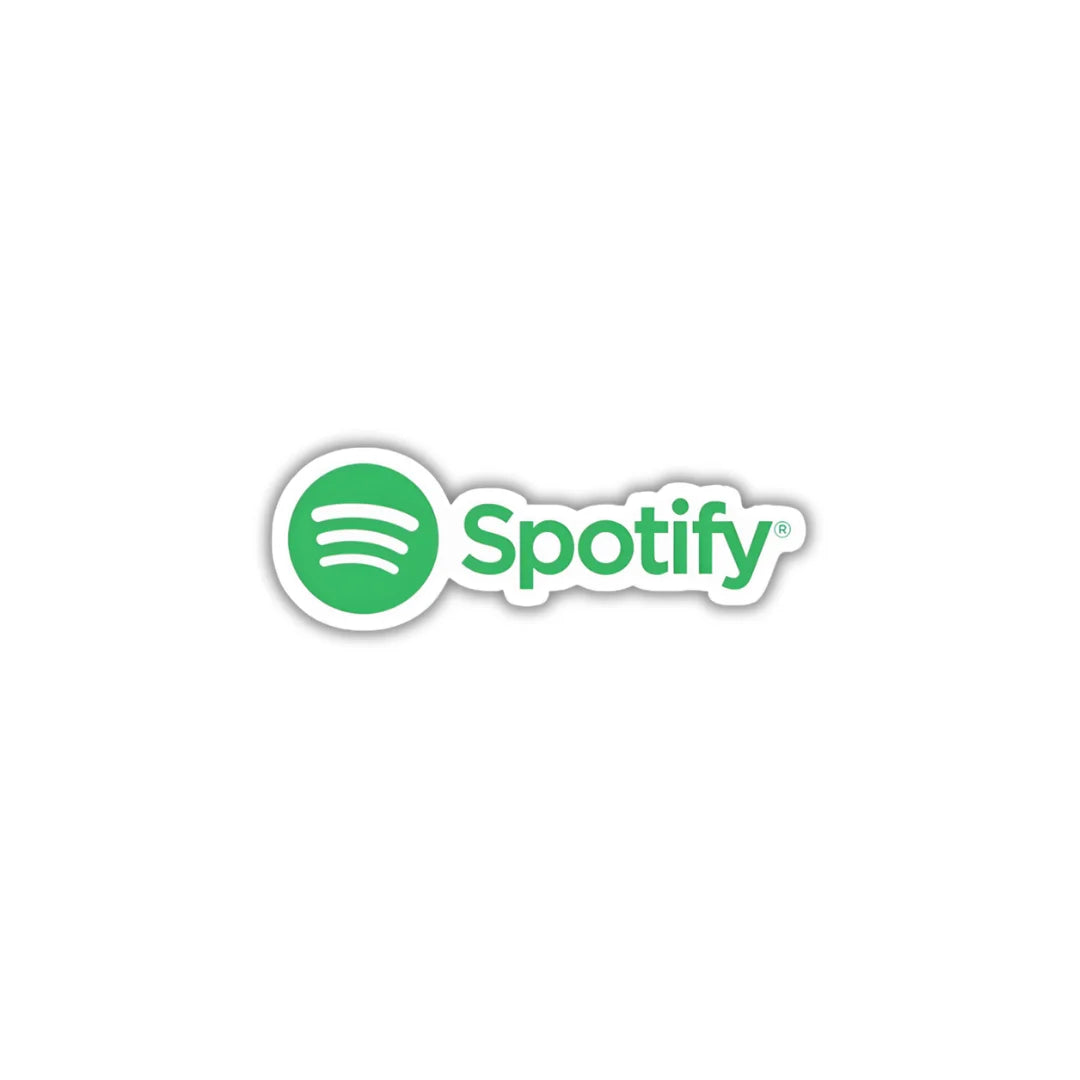 Spotify high-quality premium sticker with zero residue by Drache
