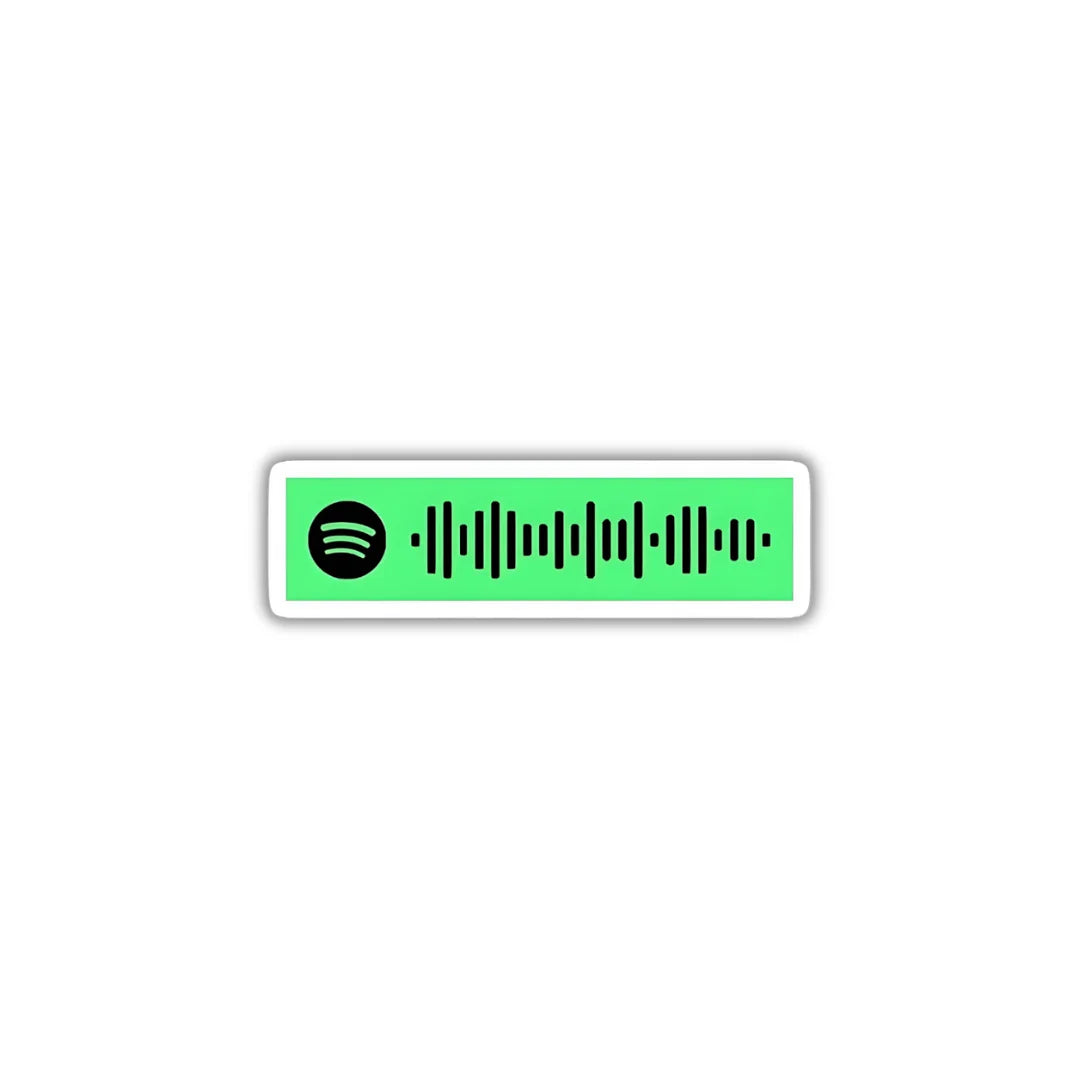 Spotify Music Beat high-quality premium sticker with zero residue by Drache