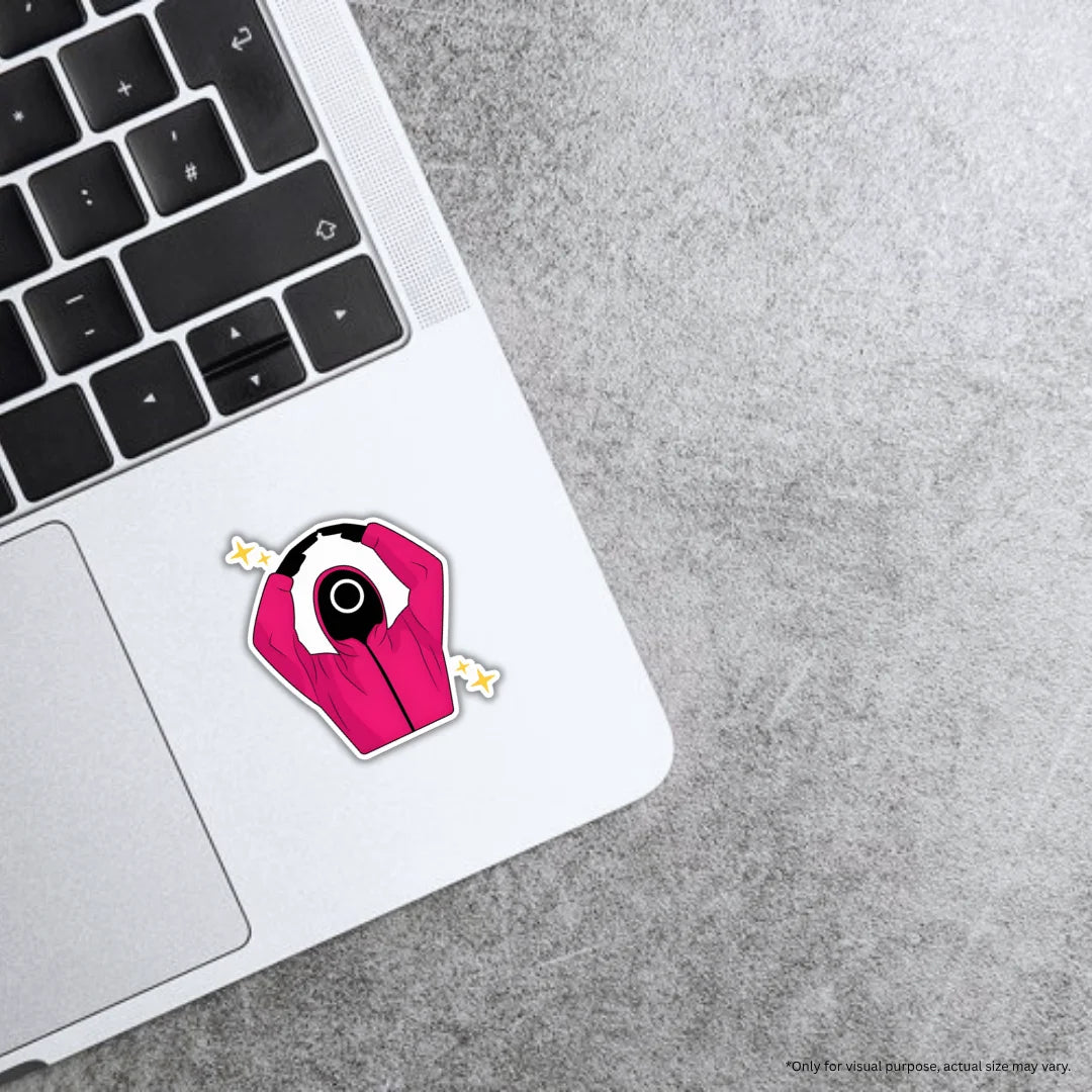 Squid Game Character 2 premium waterproof and scratch-resistant sticker by Drache