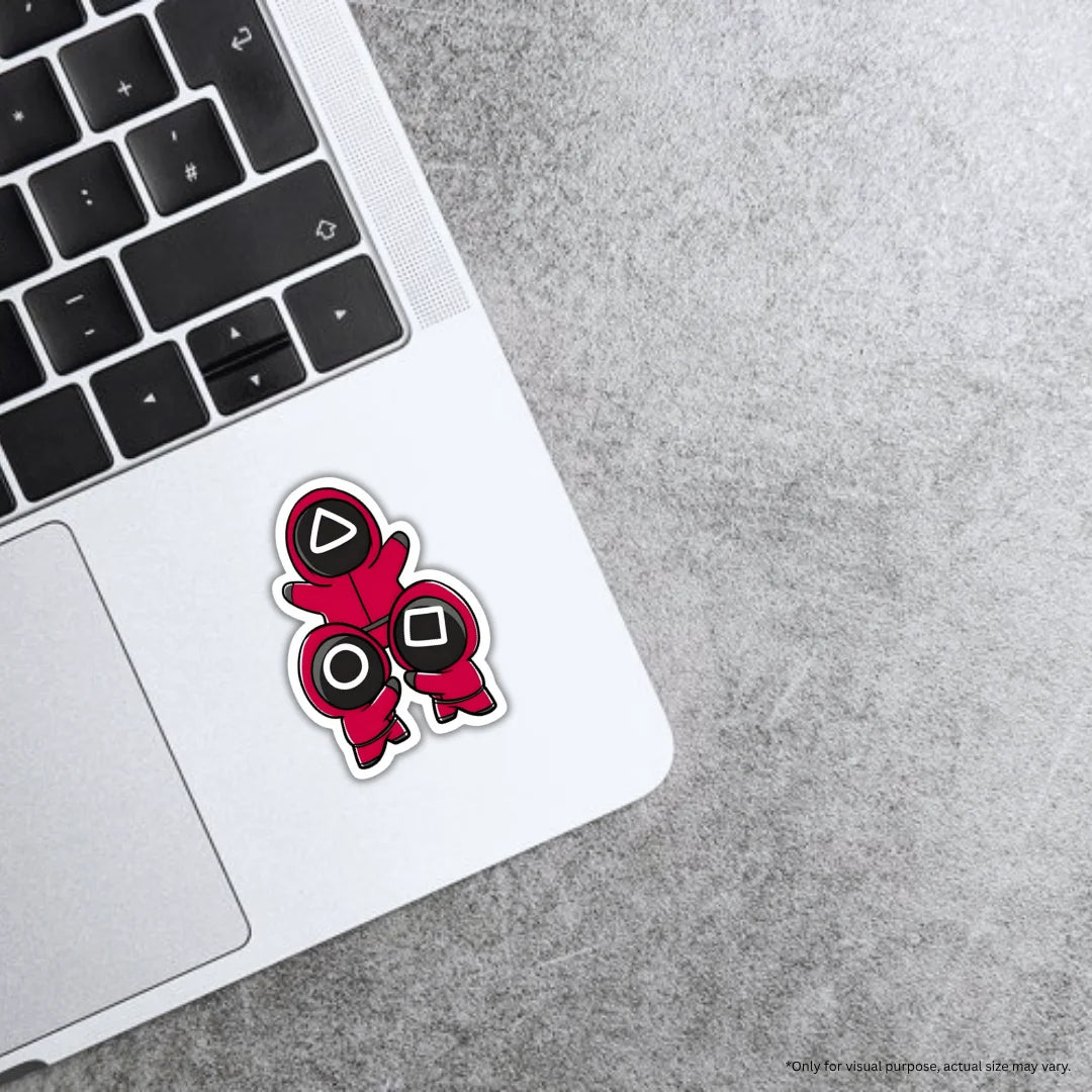 Squid Game Character premium waterproof and scratch-resistant sticker by Drache