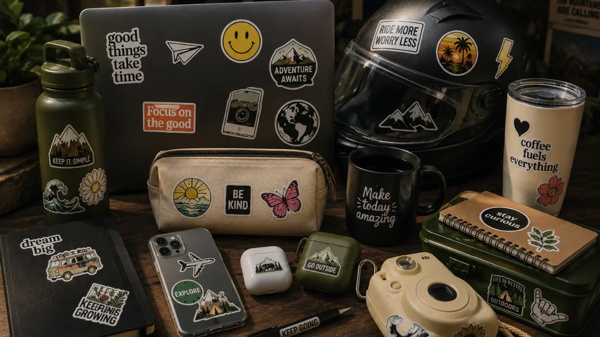 Premium waterproof scratch-resistant stickers by Drache